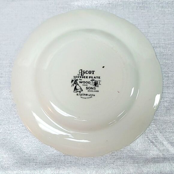 Vintage 1960's Ascot Serving Dish By Wood & Sons Depicting  " Pinkie" - Picture 3 of 4